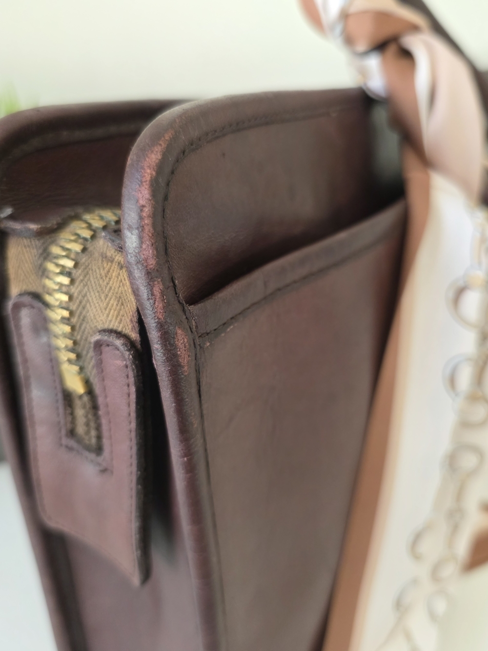Vintage Coach Embassy Briefcase NYC Burgandy Glove Tanned Leather - Picture 11 of 16